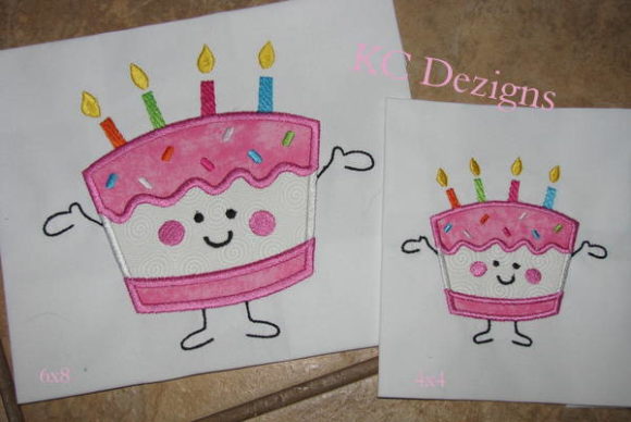 Birthday Cupcake Character