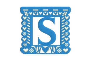 Papel Picado Alphabet S