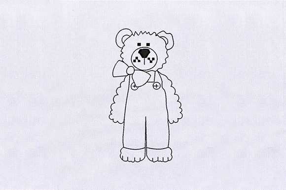 Teddy Bear Line Art