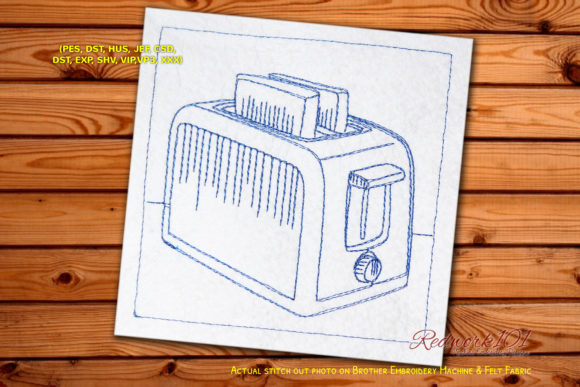 Toaster Design: A Cozy Holiday Embroidery Staple